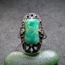 Art Deco Ring 835 Silber