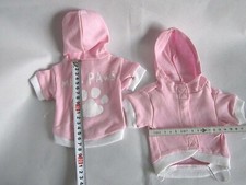 Hunde T Shirt Hoodie Baumwolle Op-Schutzhemd XXS rosa Kl. Chihuahua Welpen Neu 