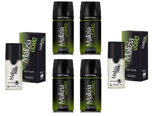 Malizia uomo vetyver set - malizia,