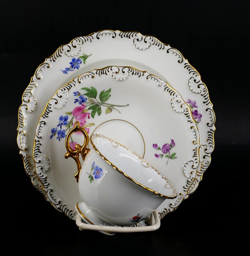 Meissner tasse kuchenteller - tasse,,