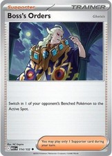 4 x Boss’s Orders - 172/193 Playset Uncommon Paldea Evolved Pokemon TCG