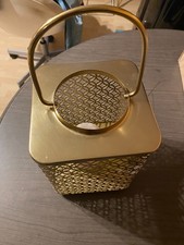 H&M HOME Laterne goldfarben Höhe 23 cm incl.Kerze