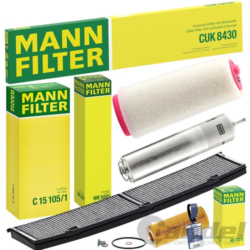Mann filterset tlg passend - filterset, 6-tlg