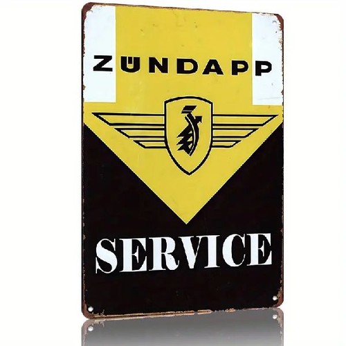 Blechschild zündapp service - blechschild,