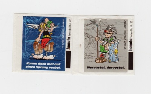 Hanuta sammelbild asterix - hanuta,