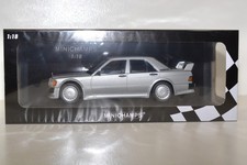 1989 MERCEDES-BENZ 190E 2.5-16 EVO 1 STREET SILVER 1:18 MINICHAMPS VERY RARE
