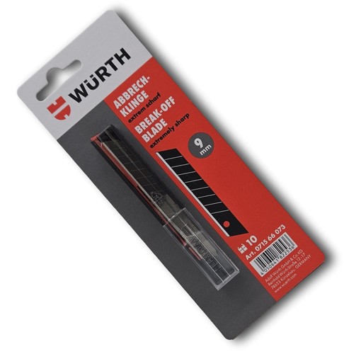 Stück würth 9mm - 10,