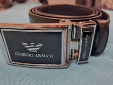 Herren Giorgio Armani, Automatik Gürtel, 120cm lang