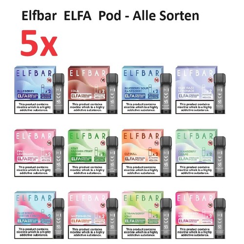 Elfbar elfa pods alle - 5x,