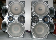 JVC SP-HXD7 HiFi Boxen Stereo Lautsprecher Retro Kracher Sound Stand 520W RMS