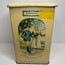 Alte schlesien blechdose - alte,