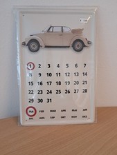 Blechschild VW KÄFER CABRIO