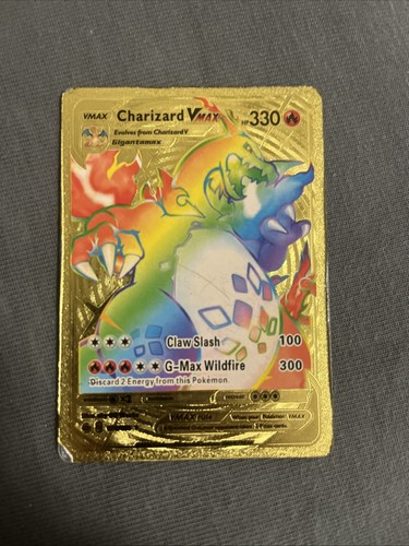 Charizard vmax gold karte - vmax,