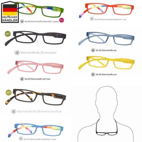 Lesebrille klammeraffe - lesebrille, no.08