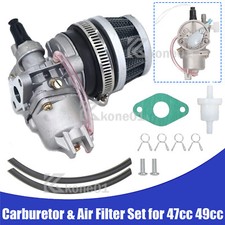Vergaser 49cc + Luftfilter für Pocket Bike Miniquad Kinderquad ATV Quad Dirtbike