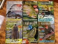 Zeitschrift Fliegenfischen 5 Jahrgänge 2010-2014 , 30 Hefte in Bestzustand
