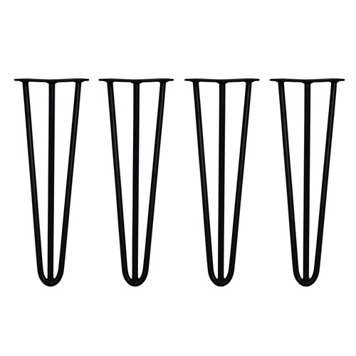 Hairpin legs 12mm schwarz - 12mm,