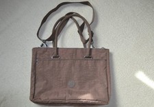 Tasche Shopper Kipling braun Umhängetasche abwischbar