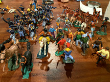 50 Spielfiguren original 70er