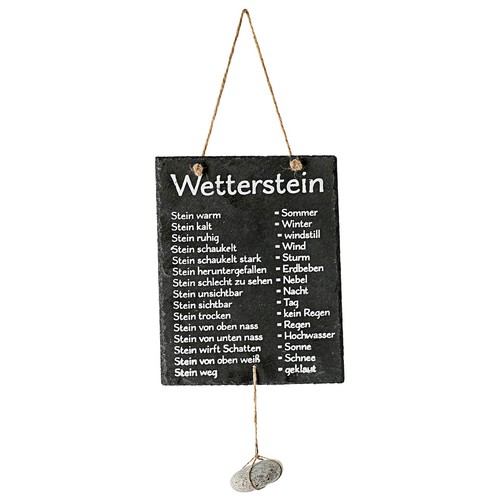 Wetterstation stein auf - wetterstation,