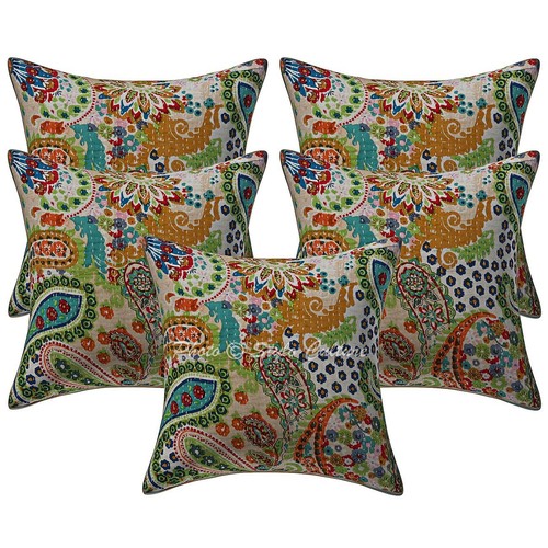 Kantha kissenbezug indisch - kissenbezug,