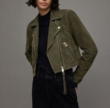 Damen Grün Wildleder