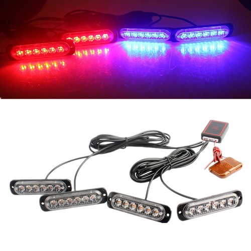4stk 6led auto frontblitzer - 6led,