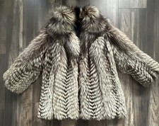 Pelzjacke Silberfuchs Jacke