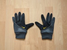 Nike Fit Dry Damen Handschuhe grau Größe S mit Schlüssel Fach