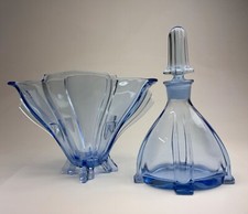 Art Deco Set aus Vase und