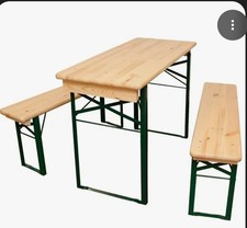 Bierzeltgarnitur 220 (2 Bänke und 1 Tisch)