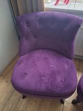 2 Cocktailsessel Bordeaux Samt Neuwertig Cocktailstuhl