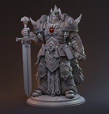 König in Rüstung Miniatur