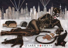 Catswoman Kunstdruck ODER