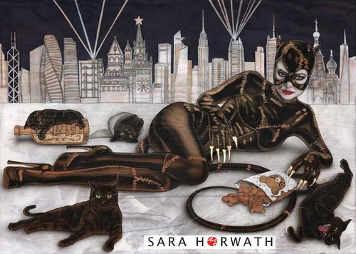 Catswoman kunstdruck oder - catswoman,