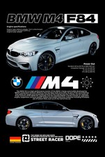 Blechschild BMW M4 F84 30 x 20
