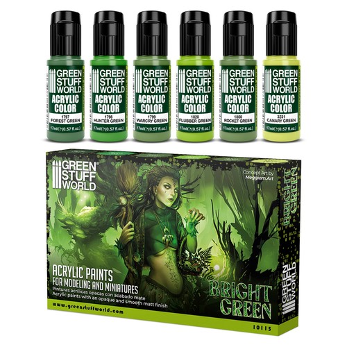 Farbset grün airbrush - farbset,