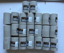 Rustik Kerze 100 x 68 mm kieselgrau 4 Stück Stumpenkerze Adventskerze Restposten