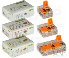 Wago Klemmen mit Hebel 221-412 | 221-413 | 221-415 Hebelklemmen Klemme