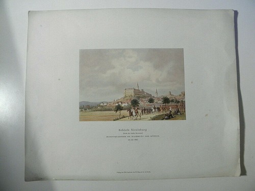 Schloss nicolsburg juli 1866 - schloss,