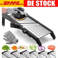 6in1 Mandolinenschneider Julienne Schneider Obst Gemüse Häcksler Schäler Reibe