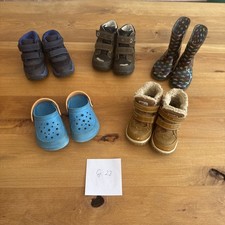 Schuhe Paket 22 Winter Gummistiefel Crocs Boots Herbst Matsch Kinder Lurchi 