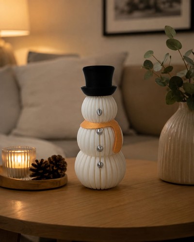Leuchtender schneemann - schneemann, –
