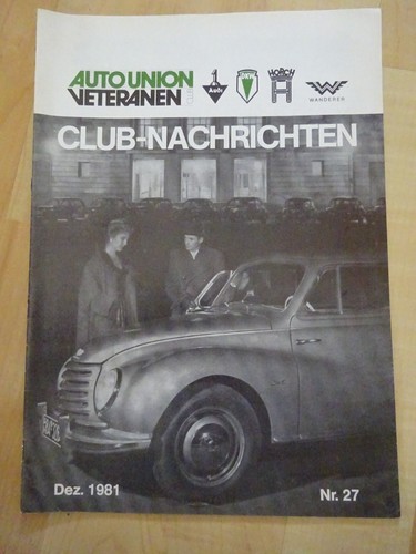 Club nachrichten auto union - auto,