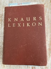Altes Buch Knaurs A-Z Lexikon Konversationslexikon 3. Auflage 1951 Rarität