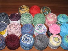 Wollpaket bunte Marken