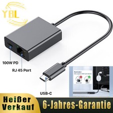 USB C auf RJ45 Gigabit Ethernet LAN Netzwerkadapter für Chromecast/Fire TV Stick