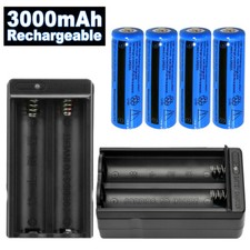 4x Rechargeable 18650 Li-ion