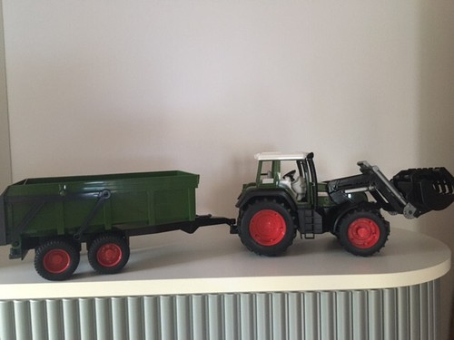 Siku traktor mit - traktor, anhänger