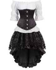 Corsage set Unter Brust Rock